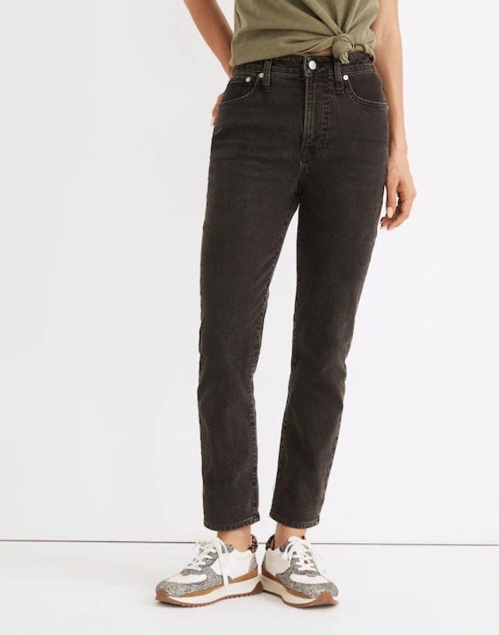 Madewell The Curvy Perfect Vintage Jean Women’s 29 Lunar Wash Black NA883